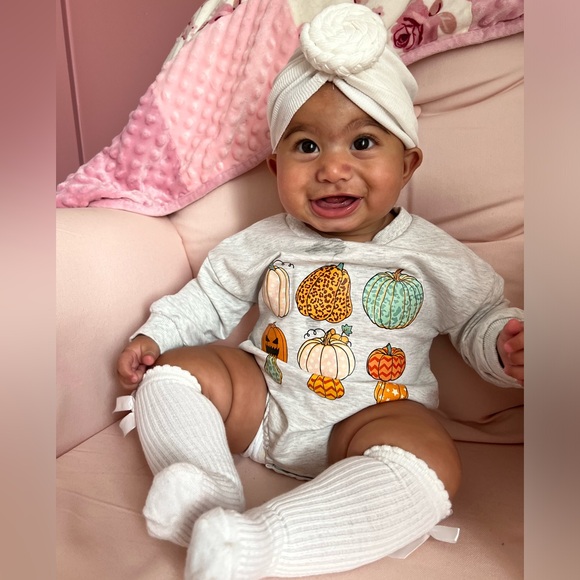 5 Baby Turban hats (NEVER WORN) - Picture 2 of 2